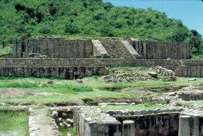Platforms in Centre Plaza by Pre Columbian Pre Columbian